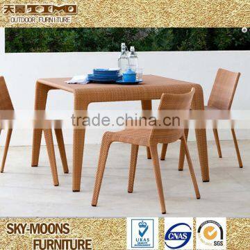 garden wicker chair stack rattan chair for restaurant(TC065)