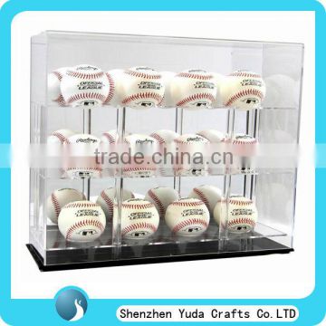 acrylic cube baseball display case,baseball storage box,acrylic baseball box