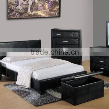 Living room furniture Low Price popular style simple PU bed Set