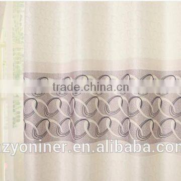 2015 hot sale printed designed No. 10 window curtains, made- up black out fabric in home or hotel