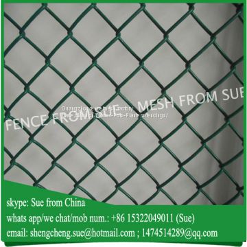 Construction fence panel chain link wire fencing