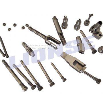 titanium dental pins used for surgical implants