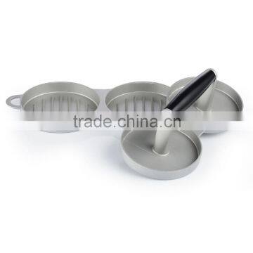 Household Double Manual Mini Burger Press Hamburger Patty Maker Burger Press photo-4