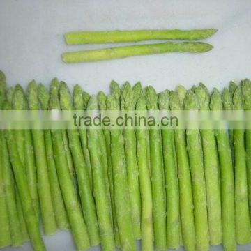 Frozen green asparagus