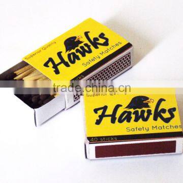 Own Brand Printed Safety Matches Wooden