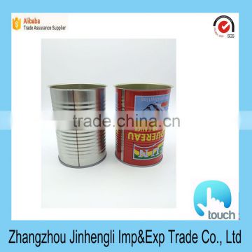 Printed tin can for canned vegetable