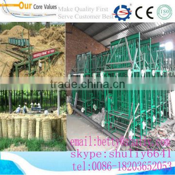 best quality wheat straw waving machine/straw knitting machine