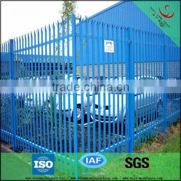 Metal security palisade fence from anping manufacturer