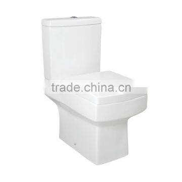 Gravity two piece P trap square type WC