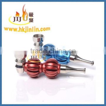 Yiwu jiju JL-408 Novelty colorful wholesale metal smoking pipes