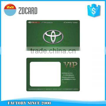 popular visible beautiful CMYK PVC card