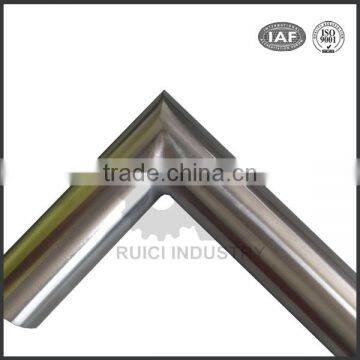 China supplier polished 304 steel round tube L metal bracket