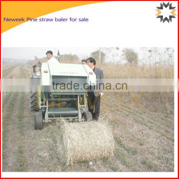 Neweek agricultural automatic round baling pine straw baler for sale