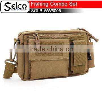 China wholesale canvas waterproof waist belt outdoor fishing bags