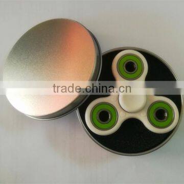 EDC Fidget Toy Hand Decompression Spinner Fidget White Holder With Hybrid Si3n4 Ceramic Bearings With Colorful Sealed Bearings photo-3