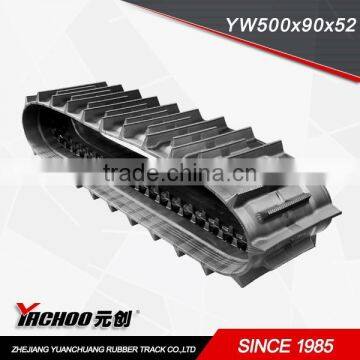 rubber products agriculture vehicle rubber crawler,rubber track(YW500x90x52)