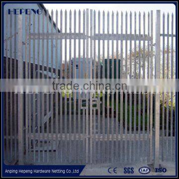 Cheap Wrought iron spear top Steel palisade Panel Security Fence from China Anping