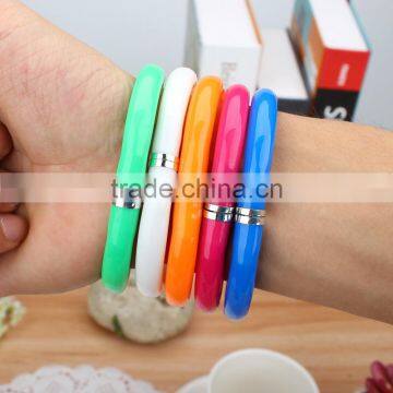 Novelty Wristband Pen Flexible Bracelet Pen With Coloful Bead photo-3