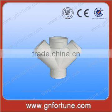 PVC Drainage Pipe Fittings 45 Double Y