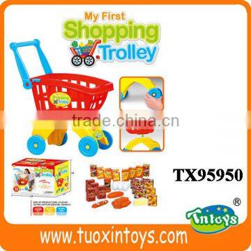 Kids Supermarket Shopping Toy Car Shopping Trolley, Shopping Cart Toy photo-3