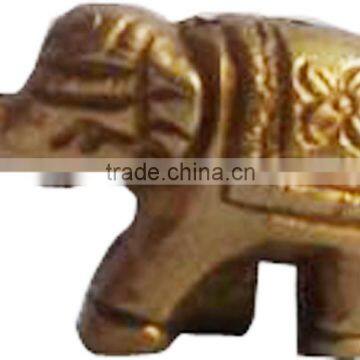 large brass elephant