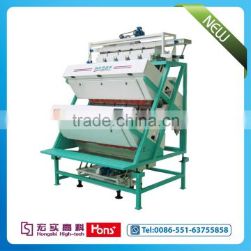 New intelligent CCD color sorter machine for tea from China Hons+