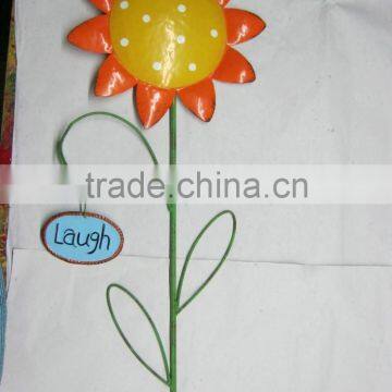 2015 Newest Metal Flower Garden Decoration Stake Garden Decoration Flower Metal Decorative Flower Stakes Garden Stakes photo-2