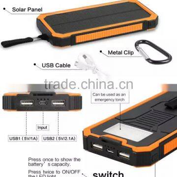 universal wireless solar power bank for Android smartphone
