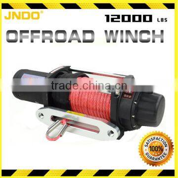 Synthetic line 12000lbs jeep winch with aluminium hawse fairlead