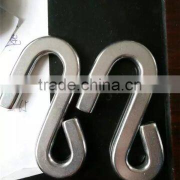 hardware Galvanized, ss316 S Type Metal shaped hanger S hook