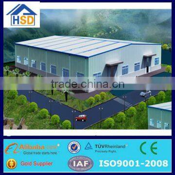 high quality factory workshop steel structure warehouse China