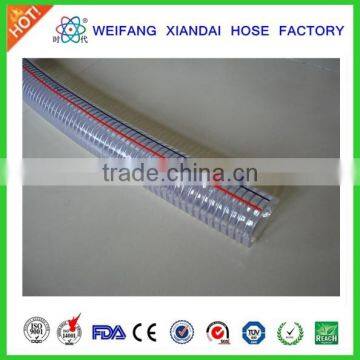 Pvc High Temperature Sprial Steel Wire Reinforced Hose Reach to 120 Centigrade photo-3