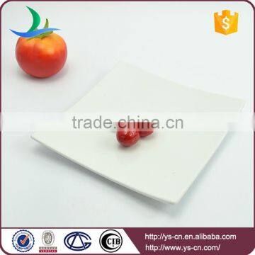 Porcelain White Square Shape Wholesale Dinner Plates photo-5