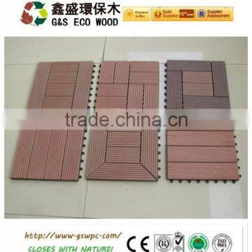 Outdoor Plastic Wood Floor Tiles/WPC DIY Decks/deck Tiles Wpc Diy