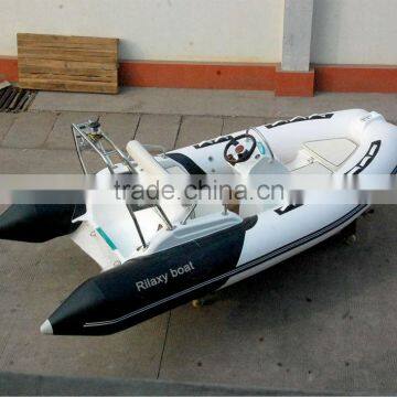 CE approved 14ft rigid inflatable boat hypalon