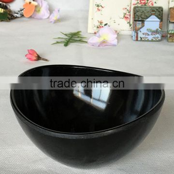 2016 new design eco-friendly black plastic flower arrangements pot