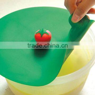 silicone lid for cover different size container&Plastic Storage Containers Silicone Lids&Silicone Food container Lid