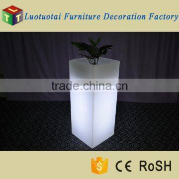 45*45*110cm outdoor waterproof battery operated light up LED flower pot