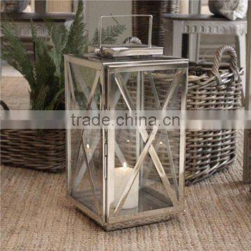 Decorative Steel Lantern Interior Lantern With Clear Glass photo-2