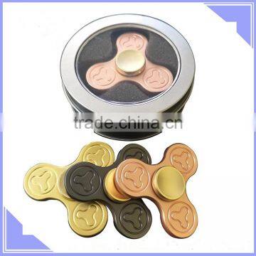 EDC aluminum Gyro Finger Wholesale, Fidget Spinner, hand toys Clover pattern