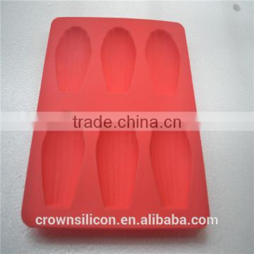 Durable eco-friendly square shape silicone ice tray