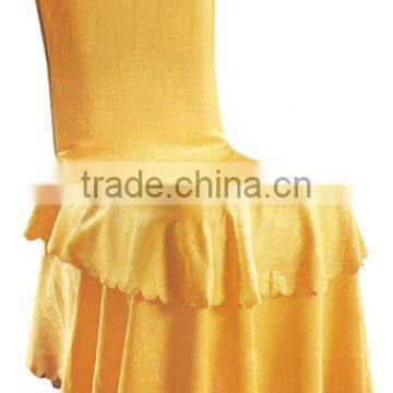 Yellow color Disposable wedding chair covers wholesale