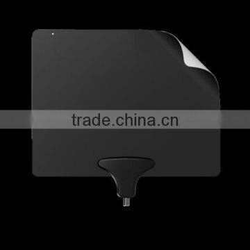 2015 Best-selling Ultra thin Digital HDTV Indoor Antenna DVB-T2 TV Antenna for USA Market