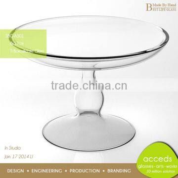 Handmade Borosilicate Pyrex Reusable Glass Salad Bowl Set photo-3