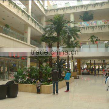 Artificial Palm Tree With Brown Bark Fiberglass Tree Sale Fake Tree Outdoor Decoration photo-3