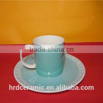 Hot Sale Custom LOGO Printed Coffee Cups/wedding Cup With Saucer