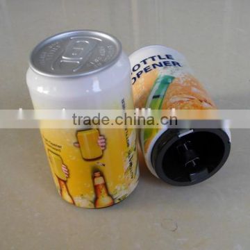 New design plastic can shape automatic bottle opener