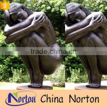 life size nude woman bronze sculpture for park decoration NTBH-S792X