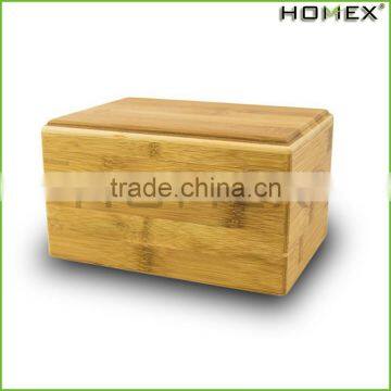 Eco - friendly bamboo pet cremation urns Homex BSCI/Factory