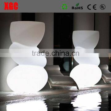 plastic led light flower pot, planter planter metal flower pot GD110